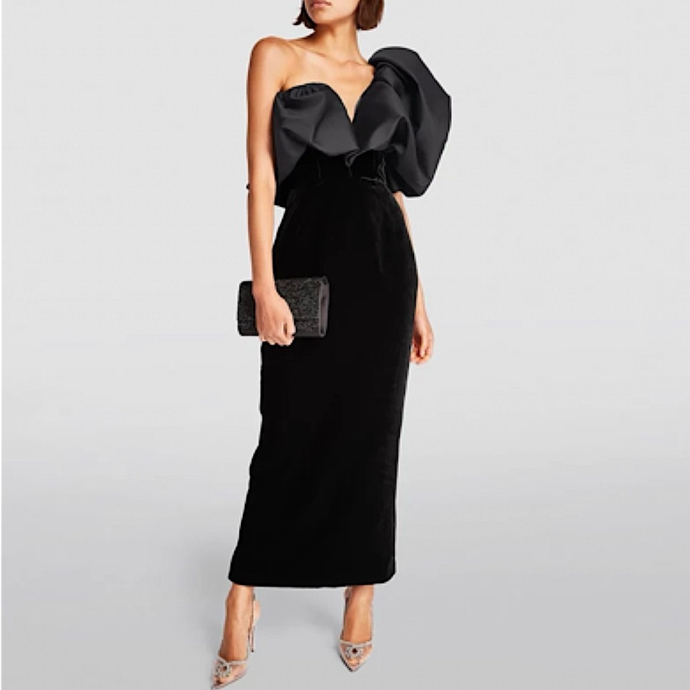 I-Label RAVUS Ruffled Evening Dress Gown